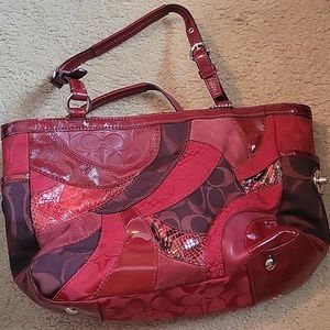 Maroon Coach purse